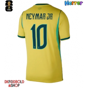 Brasilien Neymar Jr #10 Hjemmebanetrøje VM 2026 Kort ærmer Brasilien Neymar Jr #10 Hjemmebanetrøje VM 2026 Kort ærmer